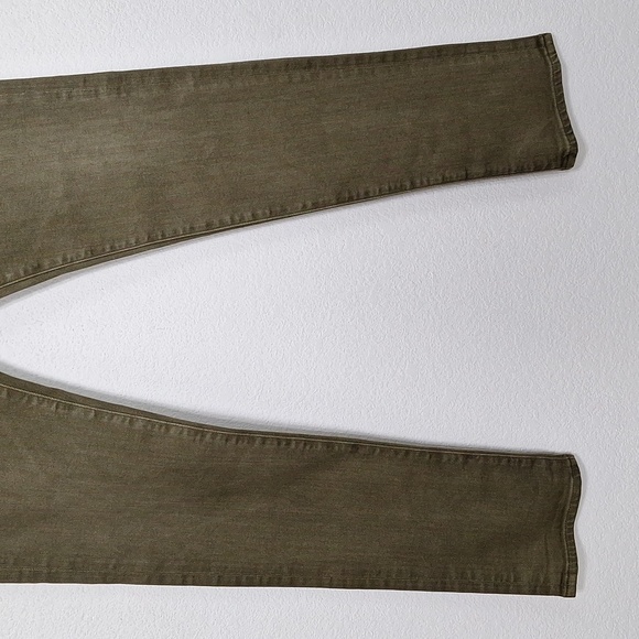 AG Adriano Goldschmied Men's Preppy The Tellis Modern Slim Olive Green Jeans 31R - Picture 3 of 10